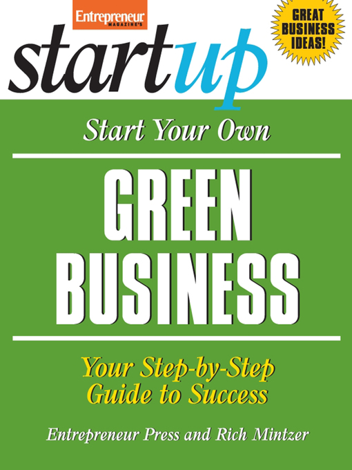 Title details for Start Your Own Green Business by Entrepreneur Press - Available